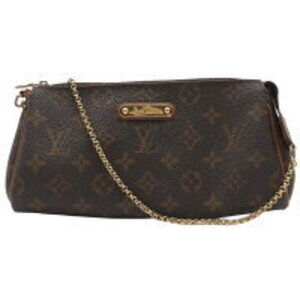 Louis Vuitton Eva Monogram Handbag Shoulder Bag Brown All Over